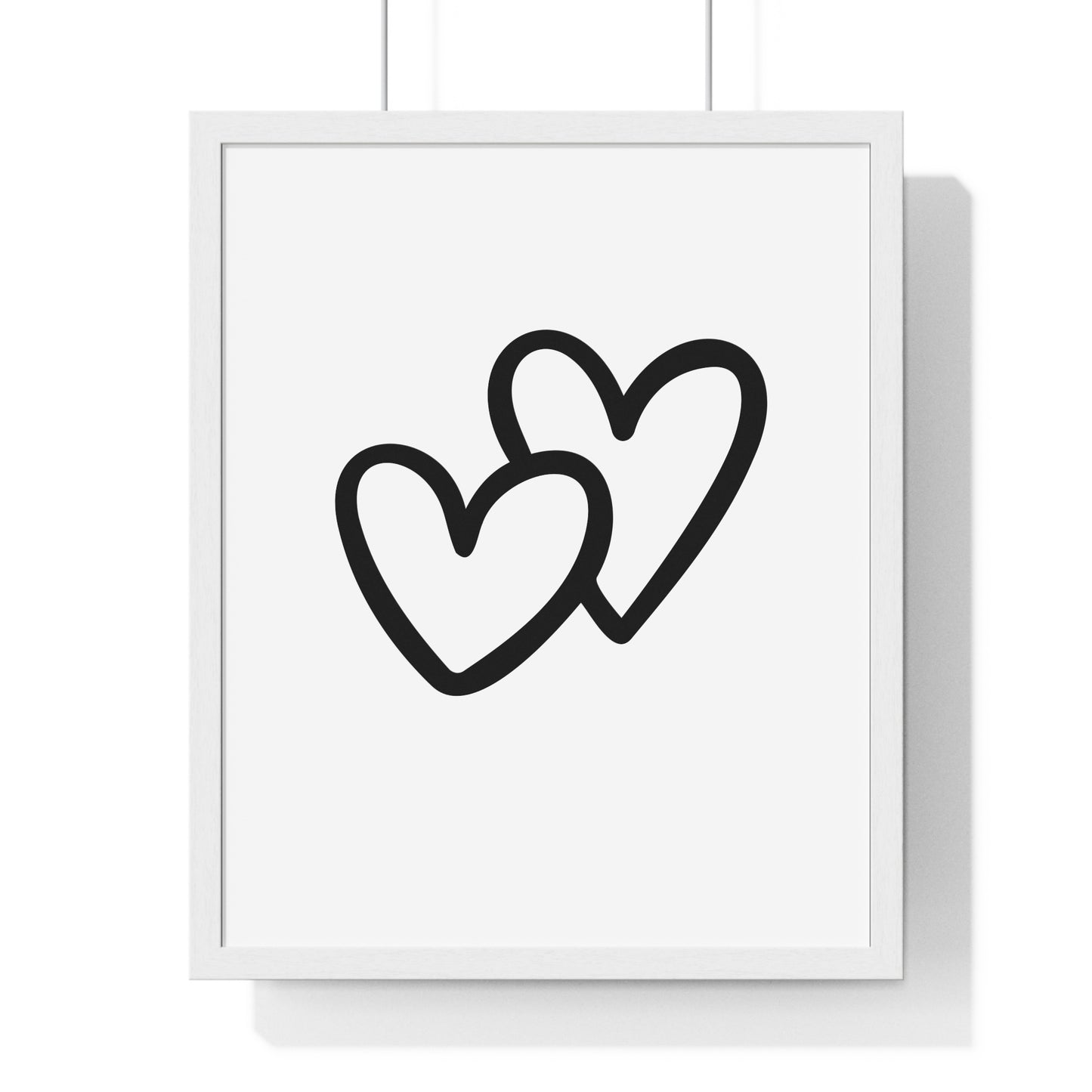 Vertical Framed Poster • Liebesbeweis Geschenk, LOVE Liebesbotschaft ❤️