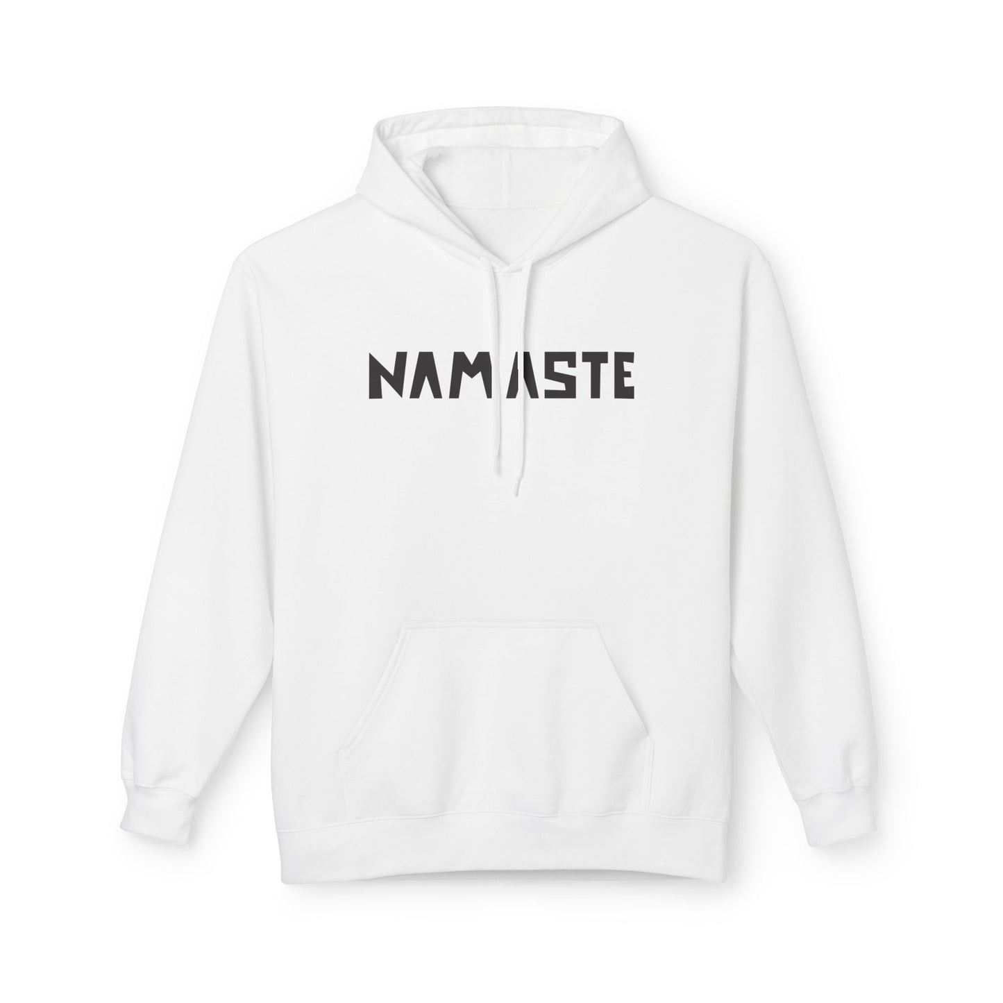 NAMASTE YOGA SPRUCH, HINDUISTISCHER GRUß, SANSKRIT BEGRÜßUNG • Kuschelweicher Hoodie für Damen & Herren • Baumwolle 🌿