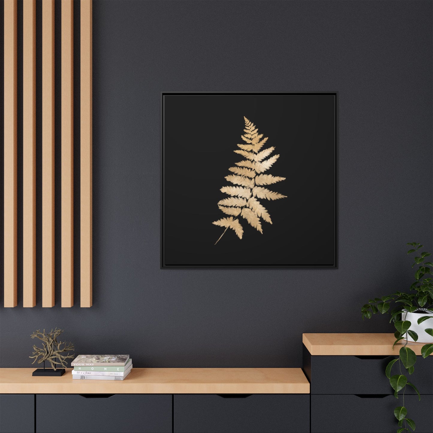 Matte Canvas, Framed (Multi-color)