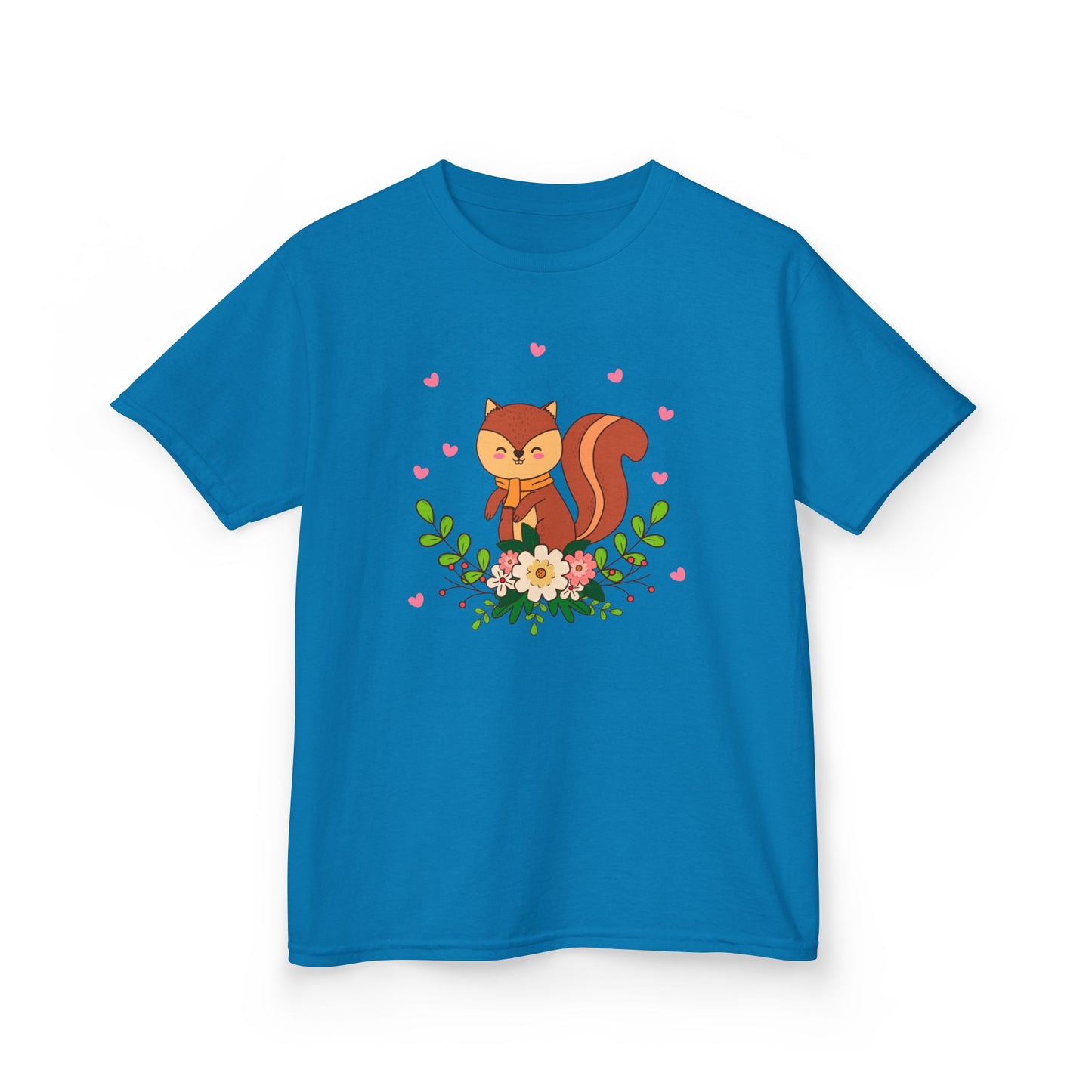 EICHHÖRNCHEN - WALTIER HERZEN NIEDLICH • Kinder Oversize T-Shirt für Mädchen & Jungen (7–16 Jahre) • BIO Baumwolle 🌿