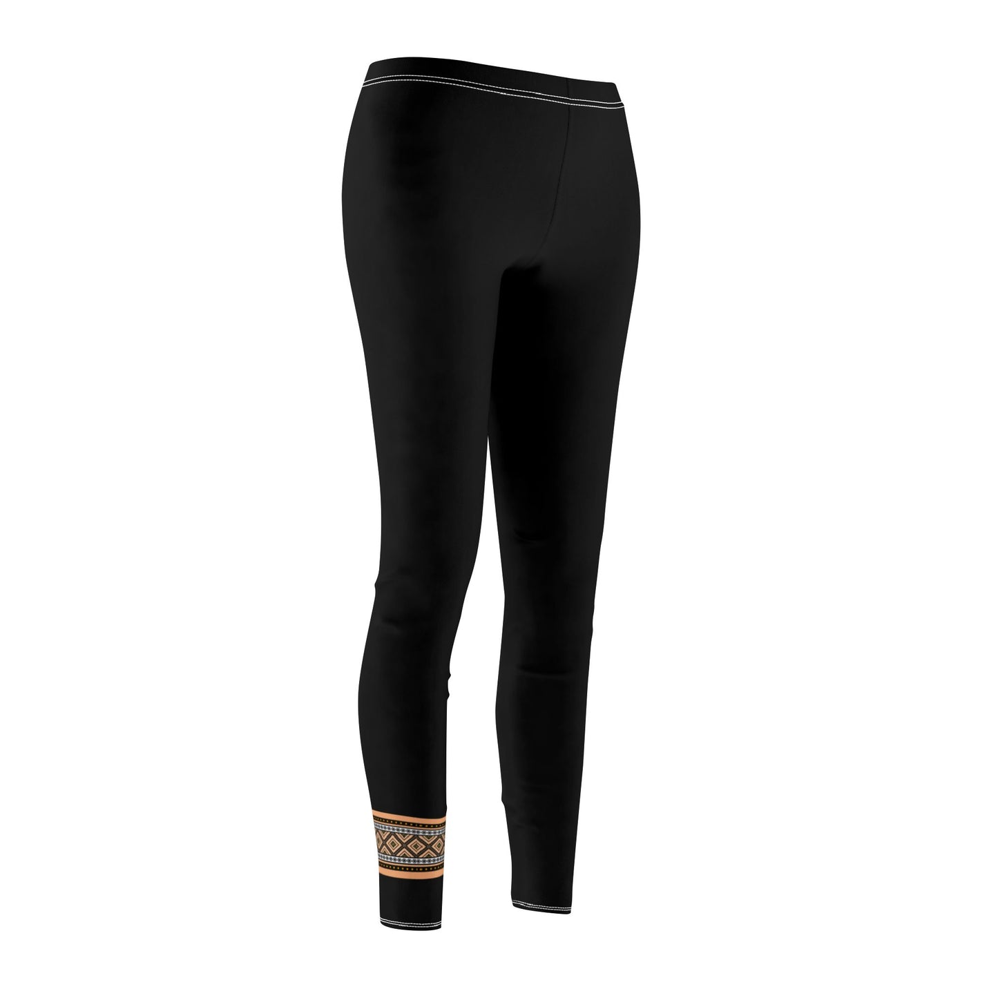 MAYA ZEICHEN SYMBOL AZTEKEN MEXIKO PERU INKA • Damen Leggins Elegant Schwarz • Beste Leggings für Sport & Freizeit