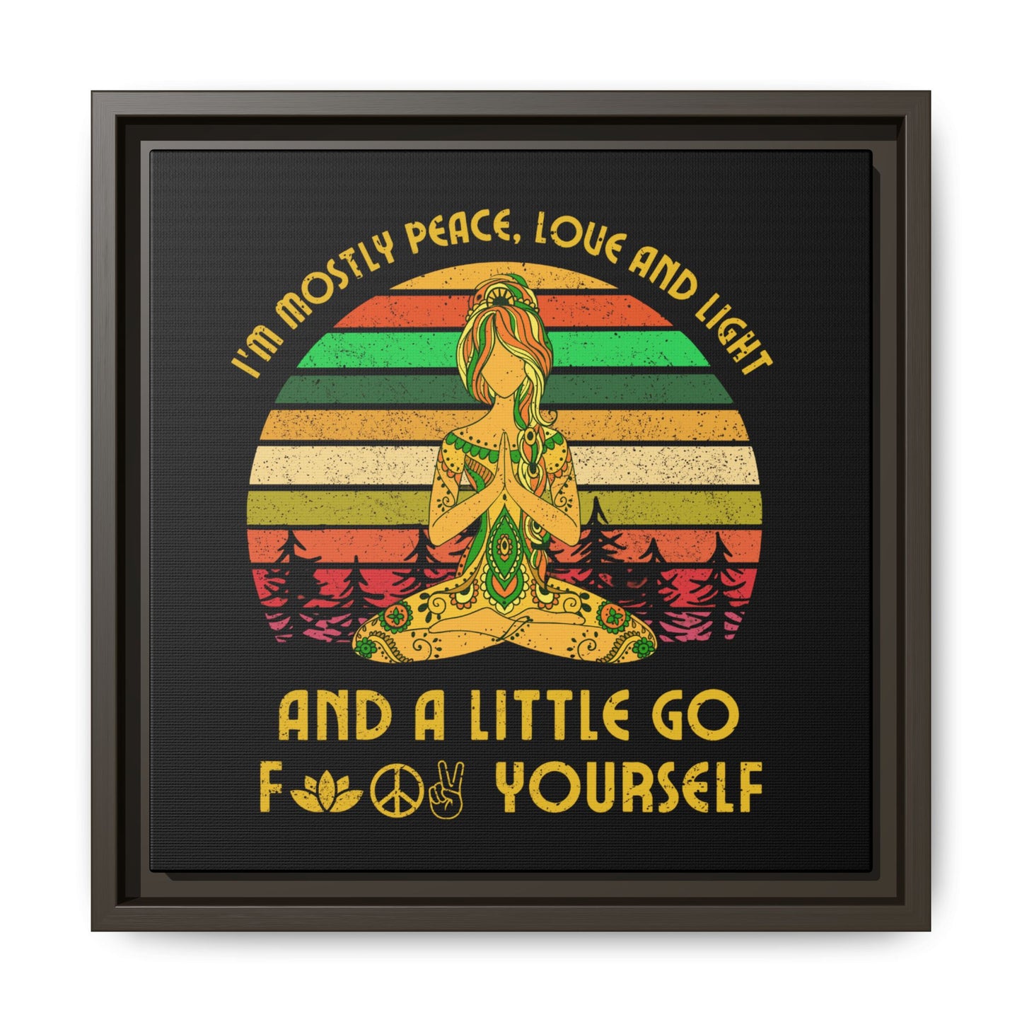 Matte Canvas, Framed (Multi-color)