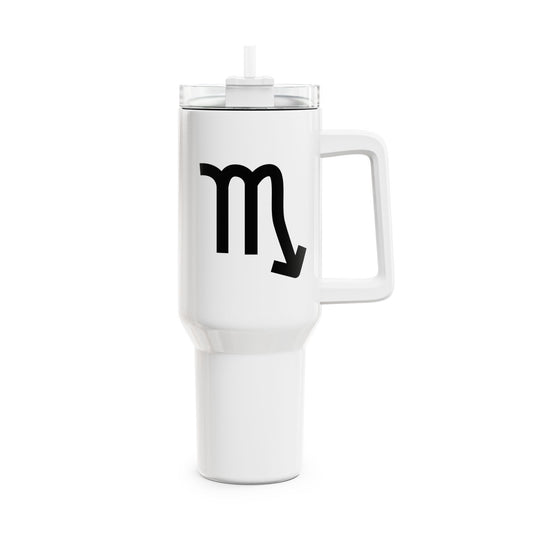 JUNGFRAU VIRGO Symbol Sternzeichen Tierkreiszeichen • Tumbler mit Henkel & Strohhalm • XXL Reisebecher 1,2L - YOGA SANTA