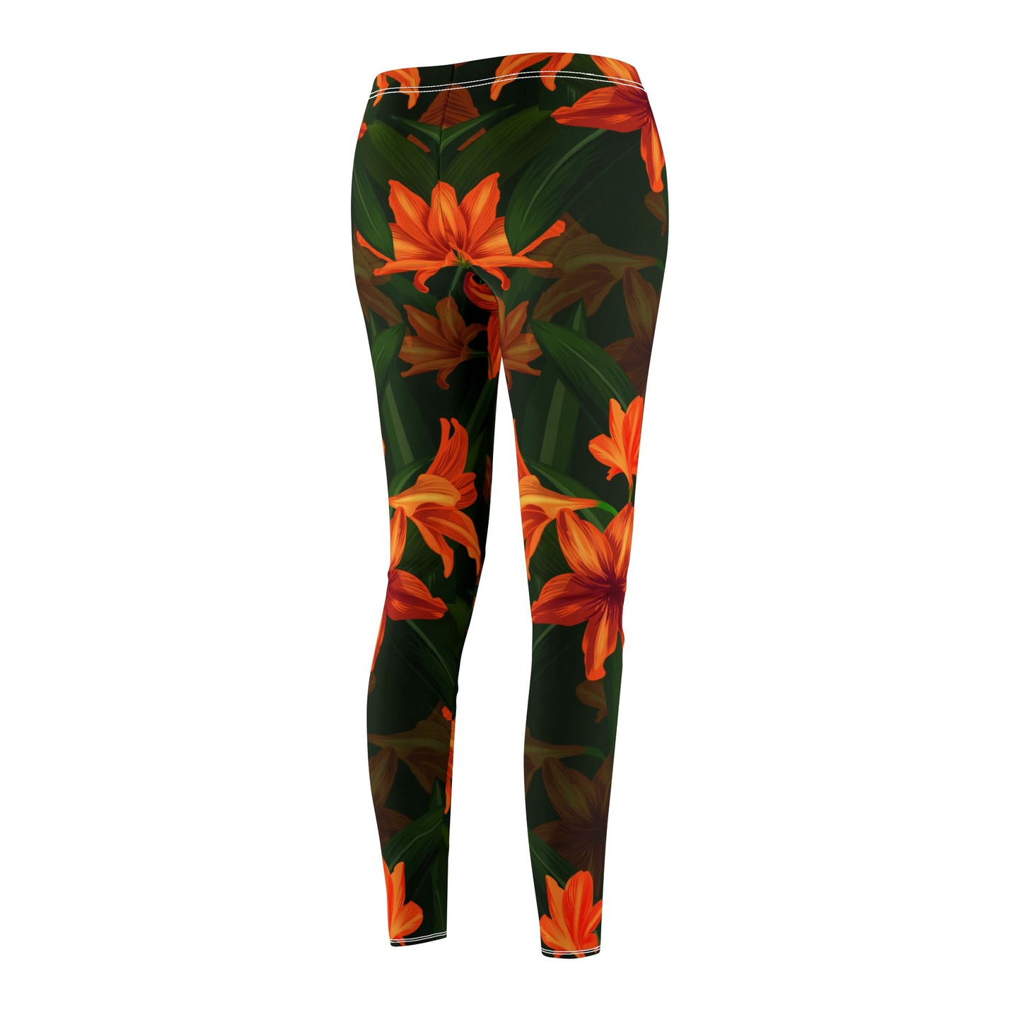 LILILIENBLUME HAWAII DSCHUNGEL, EXOTISCHE BLUMEN • Damen-Leggings mit Print Aufdruck • Beste Leggings für Sport & Alltag