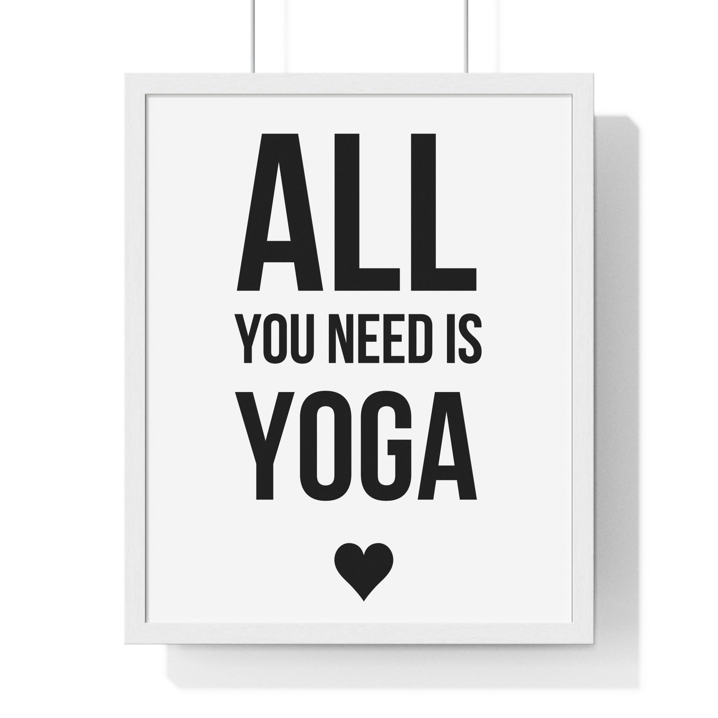 Vertical Framed Poster