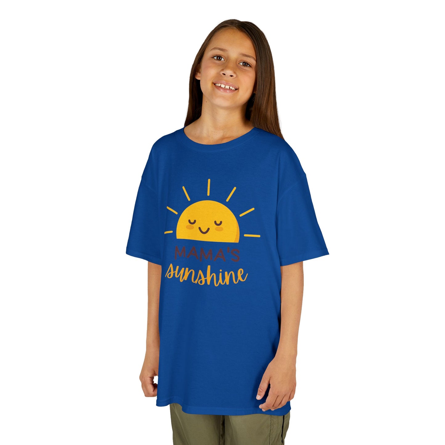 MAMA'S SUNSHINE • Kinder Oversize T-Shirt für Mädchen & Jungen (7–16 Jahre) • BIO Baumwolle 🌿