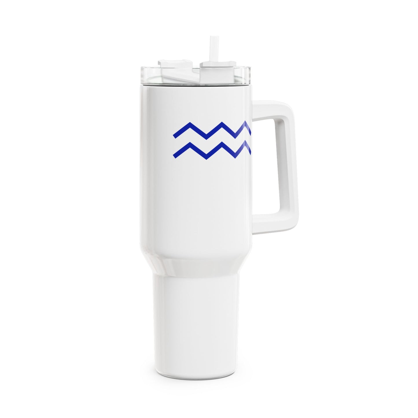 WASSERMANN AQUARIUS STERNZEICHEN Tierkreiszeichen Geburtstagsgeschenkidee  • Tumbler mit Henkel & Strohhalm • XXL Reisebecher 1,2L - YOGA SANTA