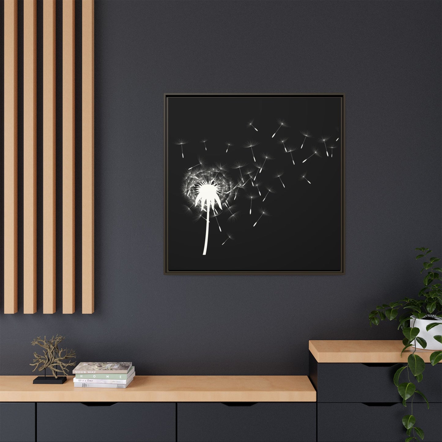 Matte Canvas, Framed (Multi-color)