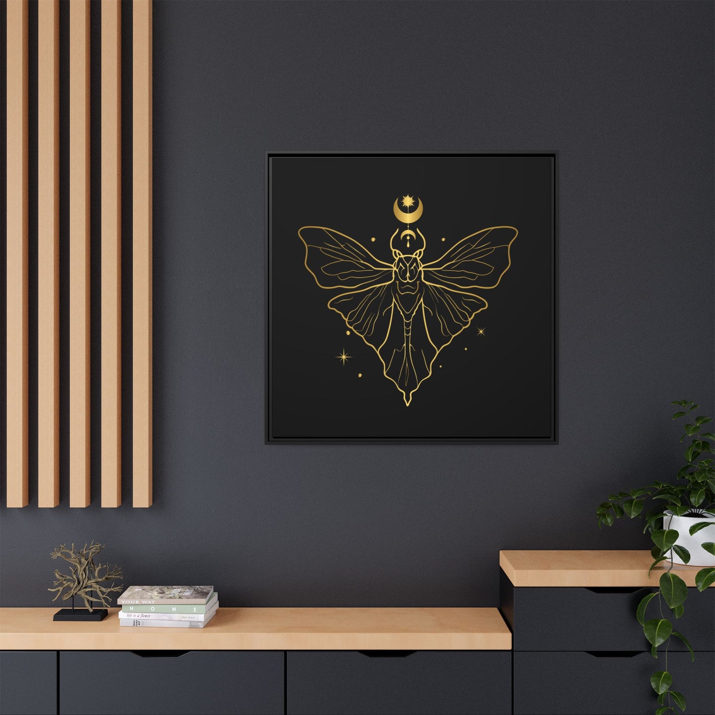 Matte Canvas, Framed (Multi-color)