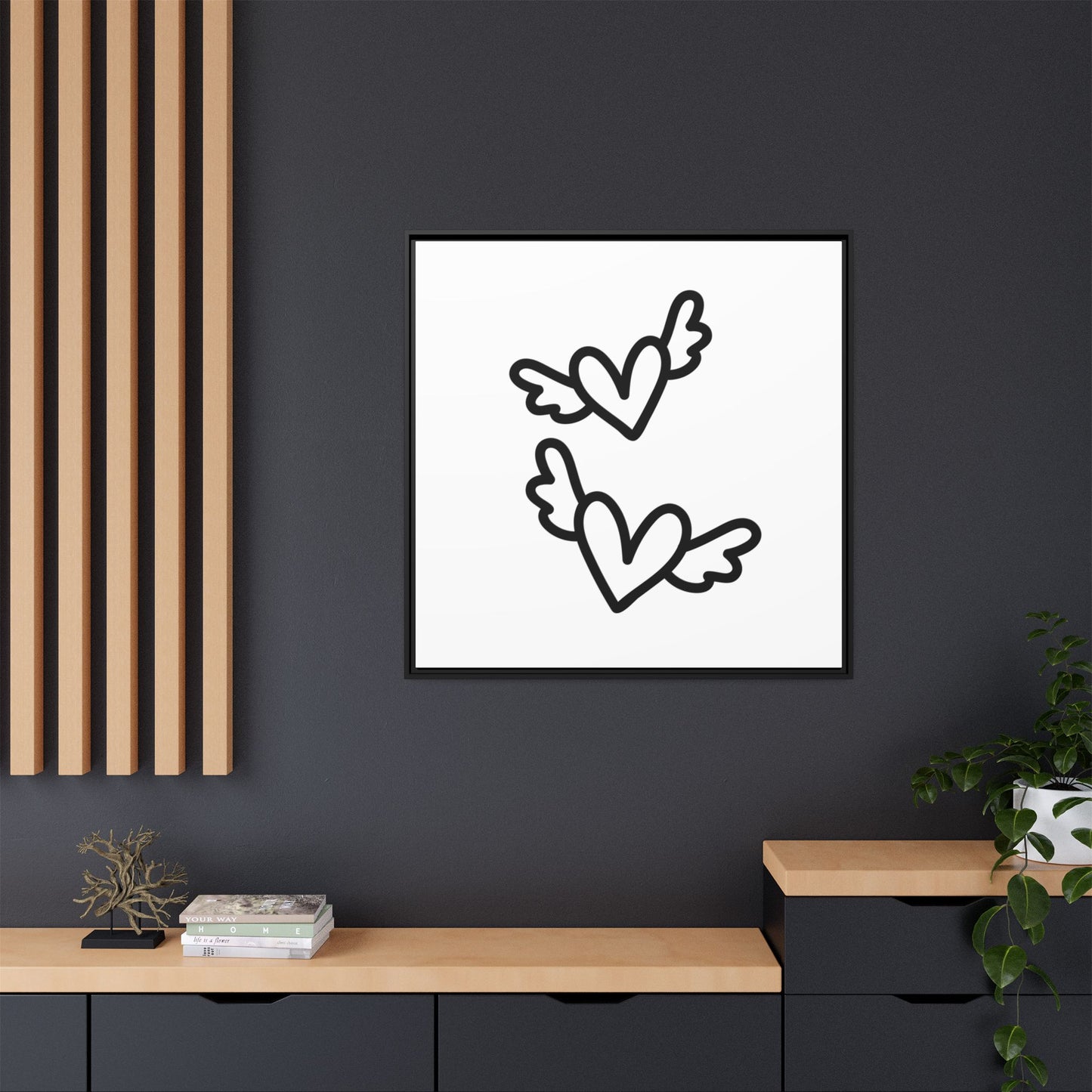 Matte Canvas, Framed (Multi-color)