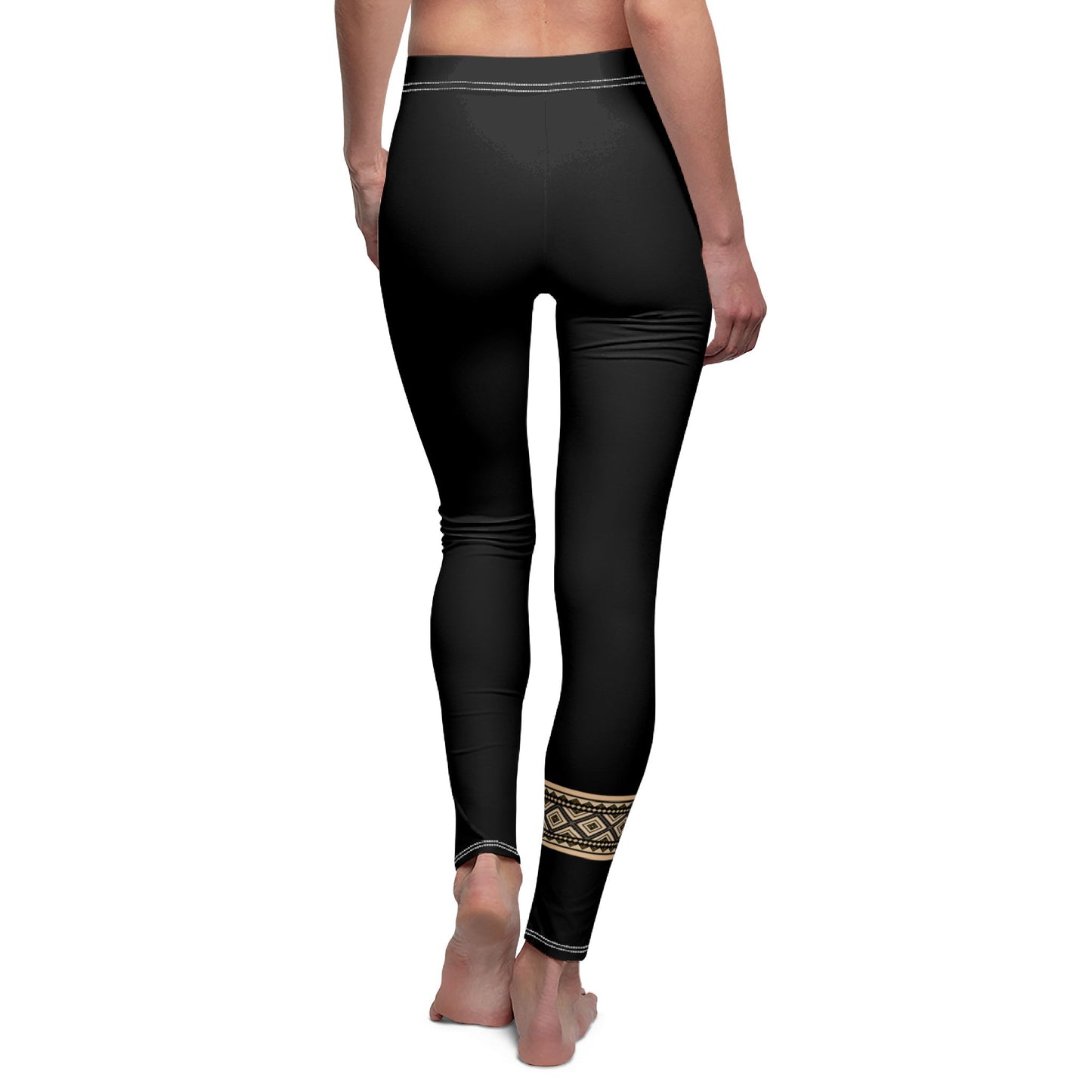 INDIANDER STAMM AZTEKEN MAYA SYMBOL ZEICHEN • Mexiko Peru • BOHO STYLE - Hippie Damen-Leggings mit Print Aufdruck • Beste Leggings für Sport & Alltag