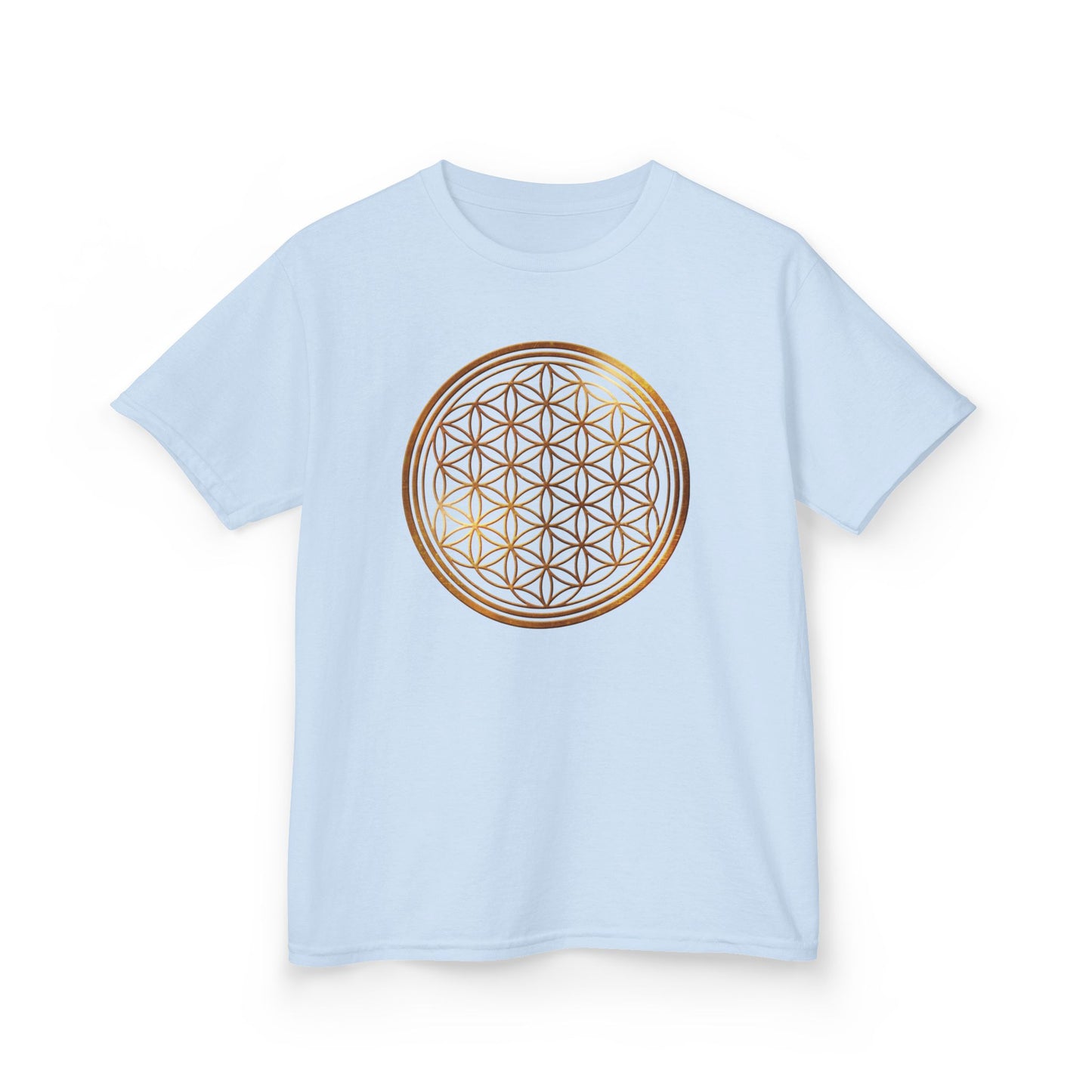BLUME DES LEBENS • Kinder Oversize T-Shirt für Mädchen & Jungen (7–16 Jahre) • BIO Baumwolle 🌿