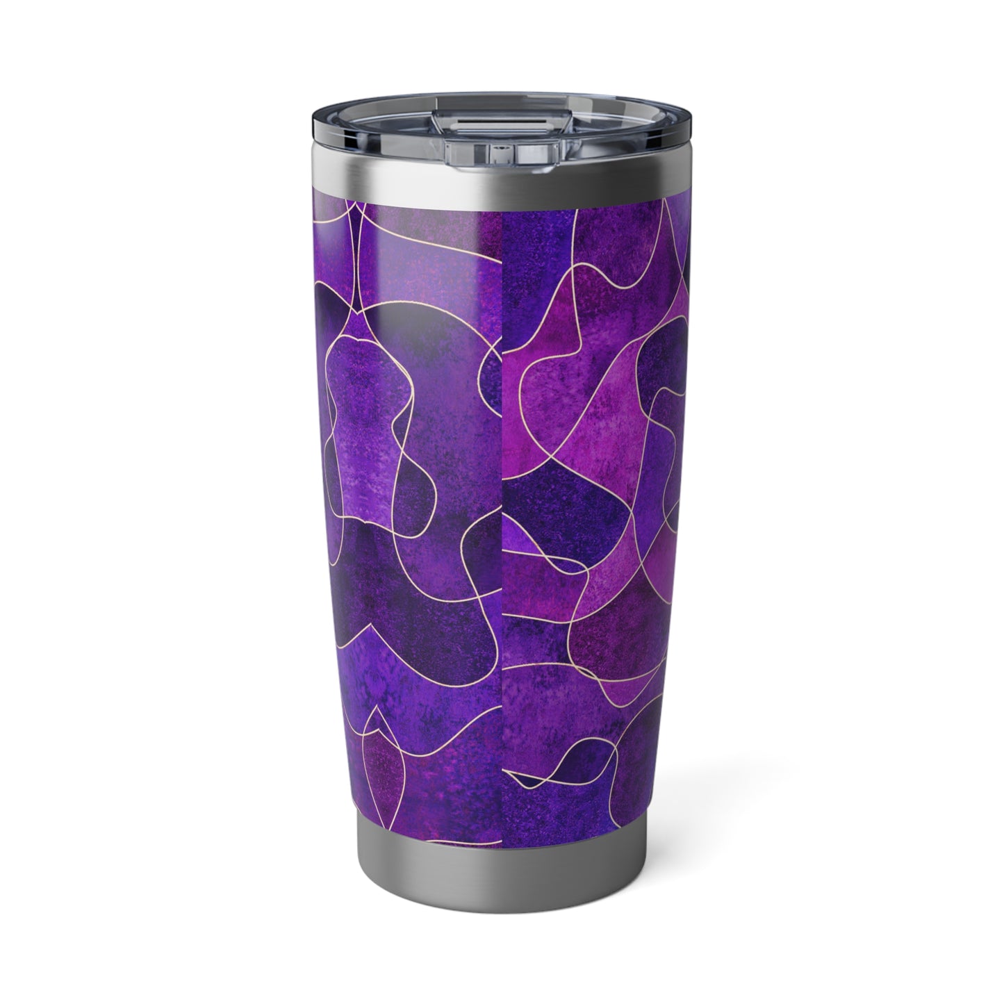 VIOLET LILA KUNSTDRUCK • Thermo-Reisebecher XL • 590 ml • Tumbler Vagabond