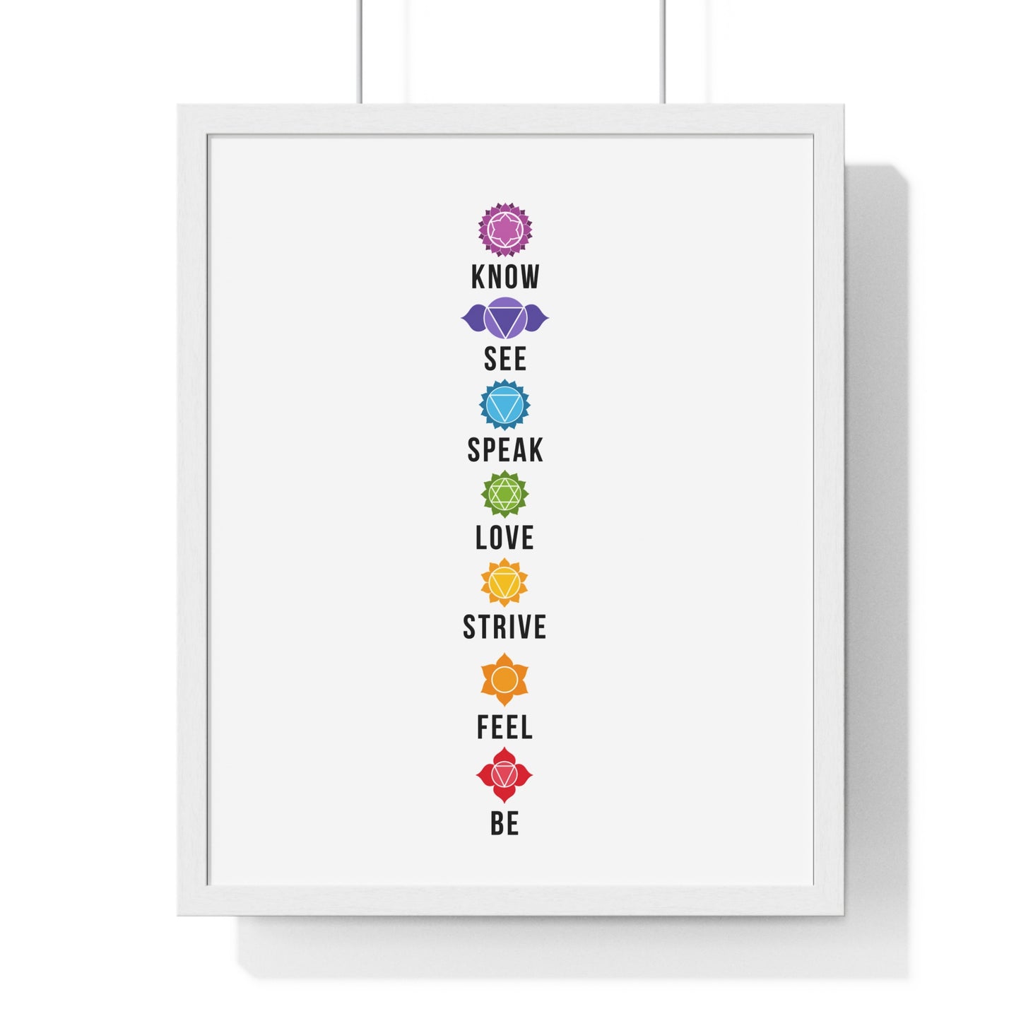 Vertical Framed Poster