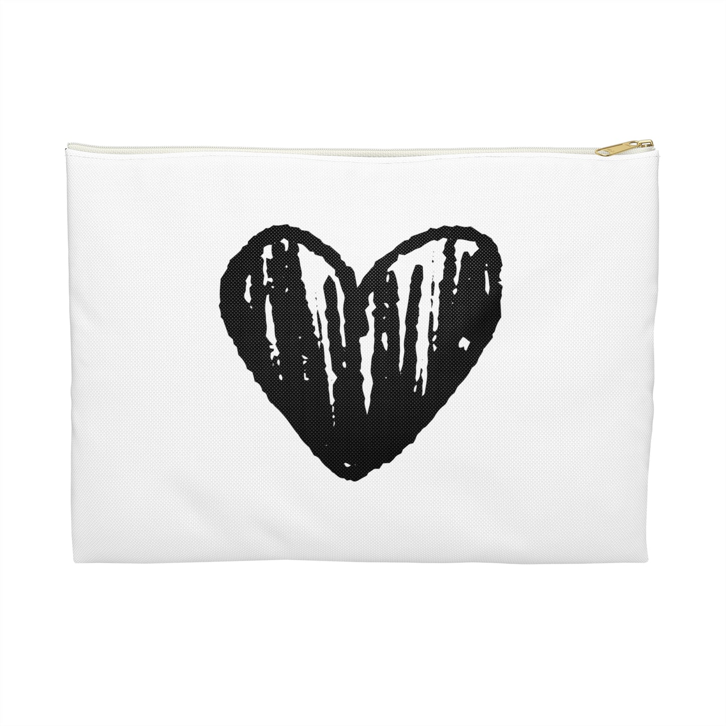HERZ BILD • Liebesbeweis Geschenk, LOVE Liebesbotschaft • Handtaschen Organizer Flach mit Reißverschluss • Groß & Klein