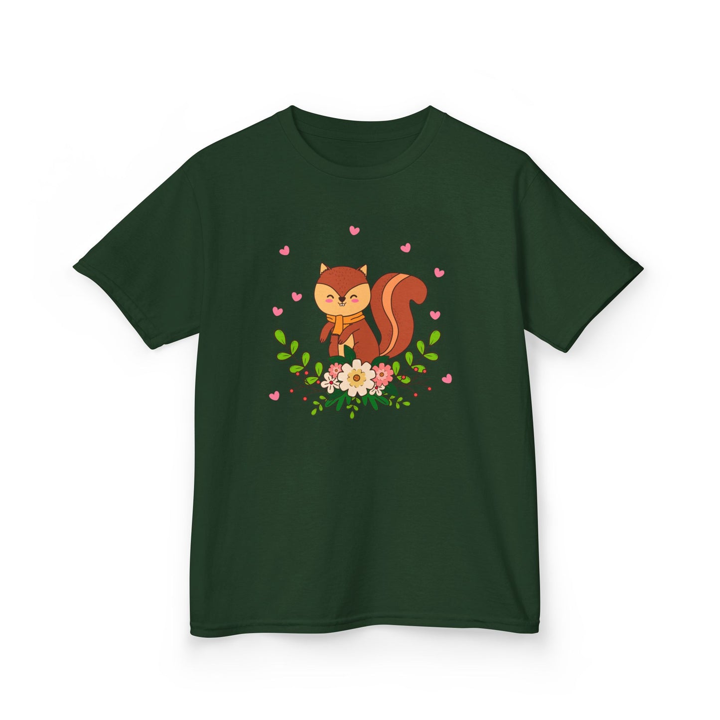 EICHHÖRNCHEN - WALTIER HERZEN NIEDLICH • Kinder Oversize T-Shirt für Mädchen & Jungen (7–16 Jahre) • BIO Baumwolle 🌿
