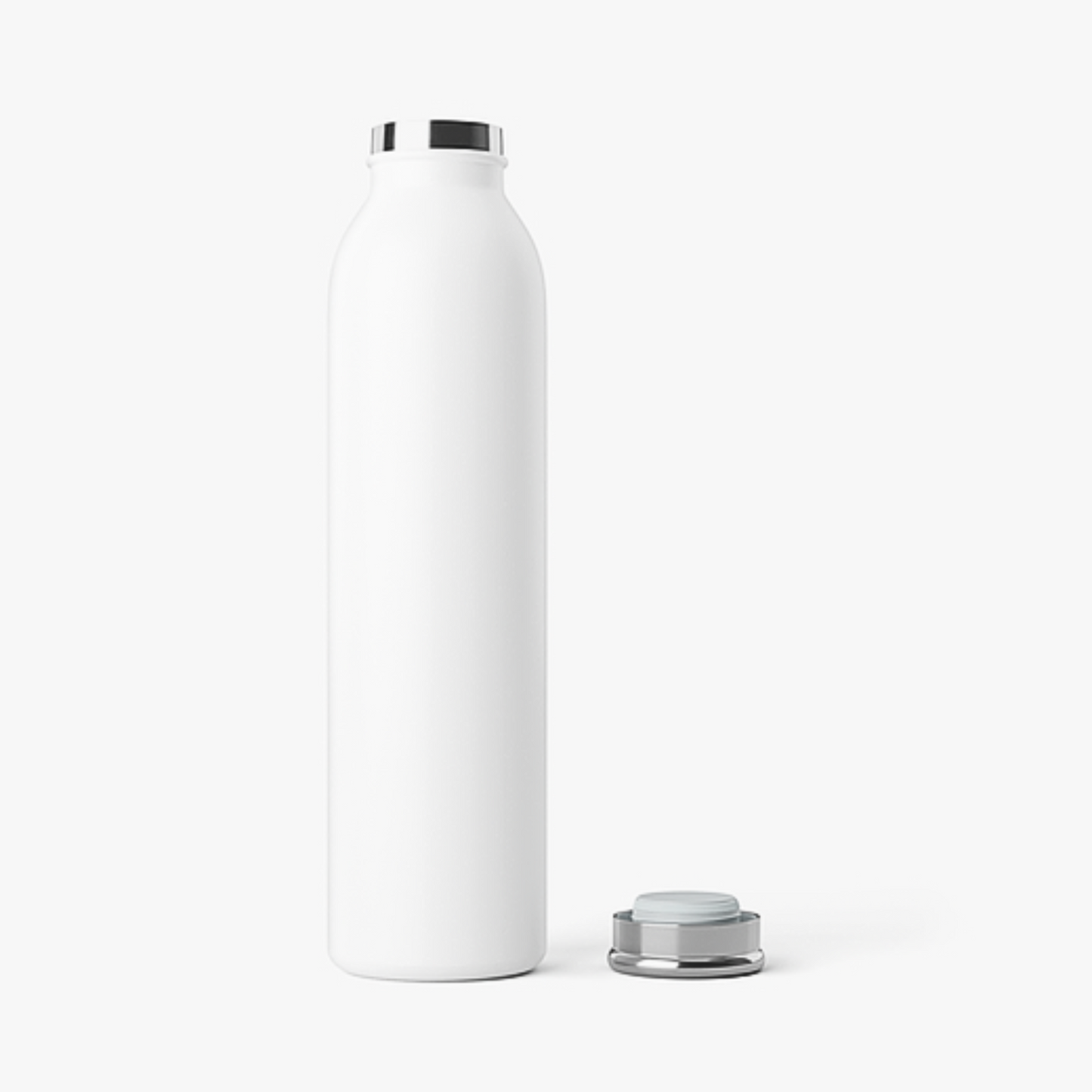 HEAVILY MEDITATED • YOGA LOTUSBLÜTE • Edelstahl Thermosflasche SLIM • 600 ml - YOGA SANTA