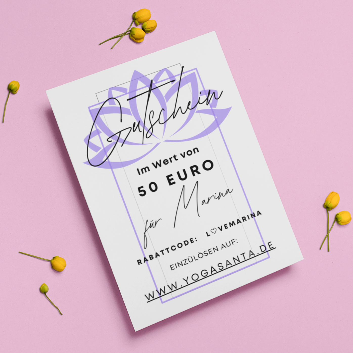 50 € GUTSCHEIN 🎁 ⬇DOWNLOAD DATEI ⬇🎁 ZUM SELBST AUSDRUCKEN