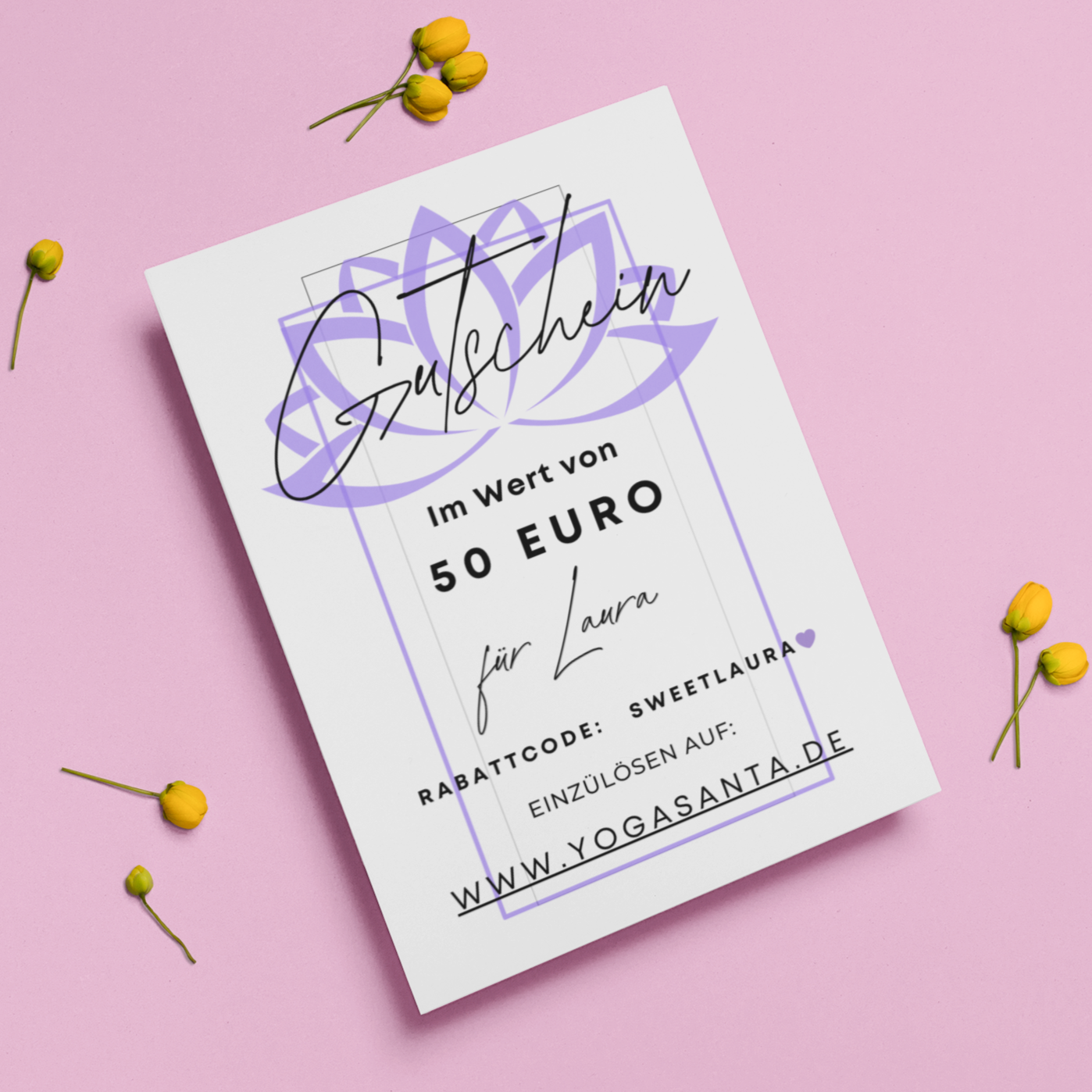 50 € GUTSCHEIN 🎁 ⬇DOWNLOAD DATEI ⬇🎁 ZUM SELBST AUSDRUCKEN