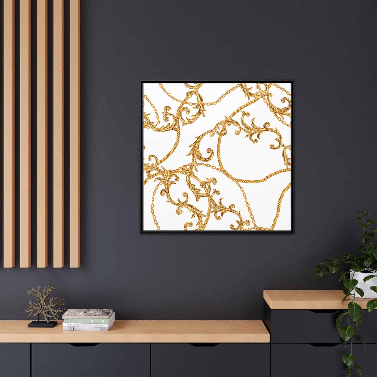 Matte Canvas, Framed (Multi-color)