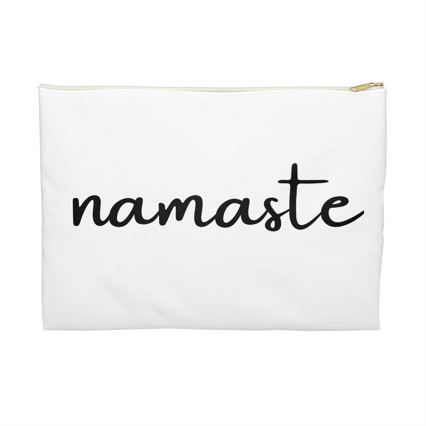 NAMASTE - buddhistisch indisch • Handtaschen Organizer Flach mit Reißverschluss • Groß & Klein