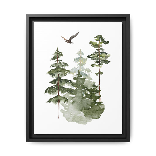 Matte Canvas, Framed (Multi-color)