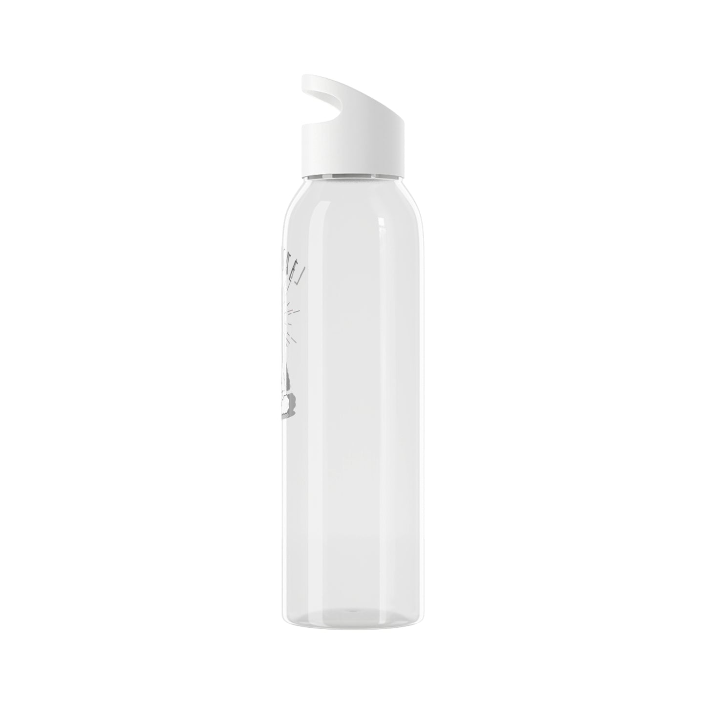 LLAMASTE LAMA NAMASTE YOGA SPRUCH • Lustig Witzige Trinkflasche für Yoga Liebhaber mit Humor • Wasserflasche Sky 650 ml