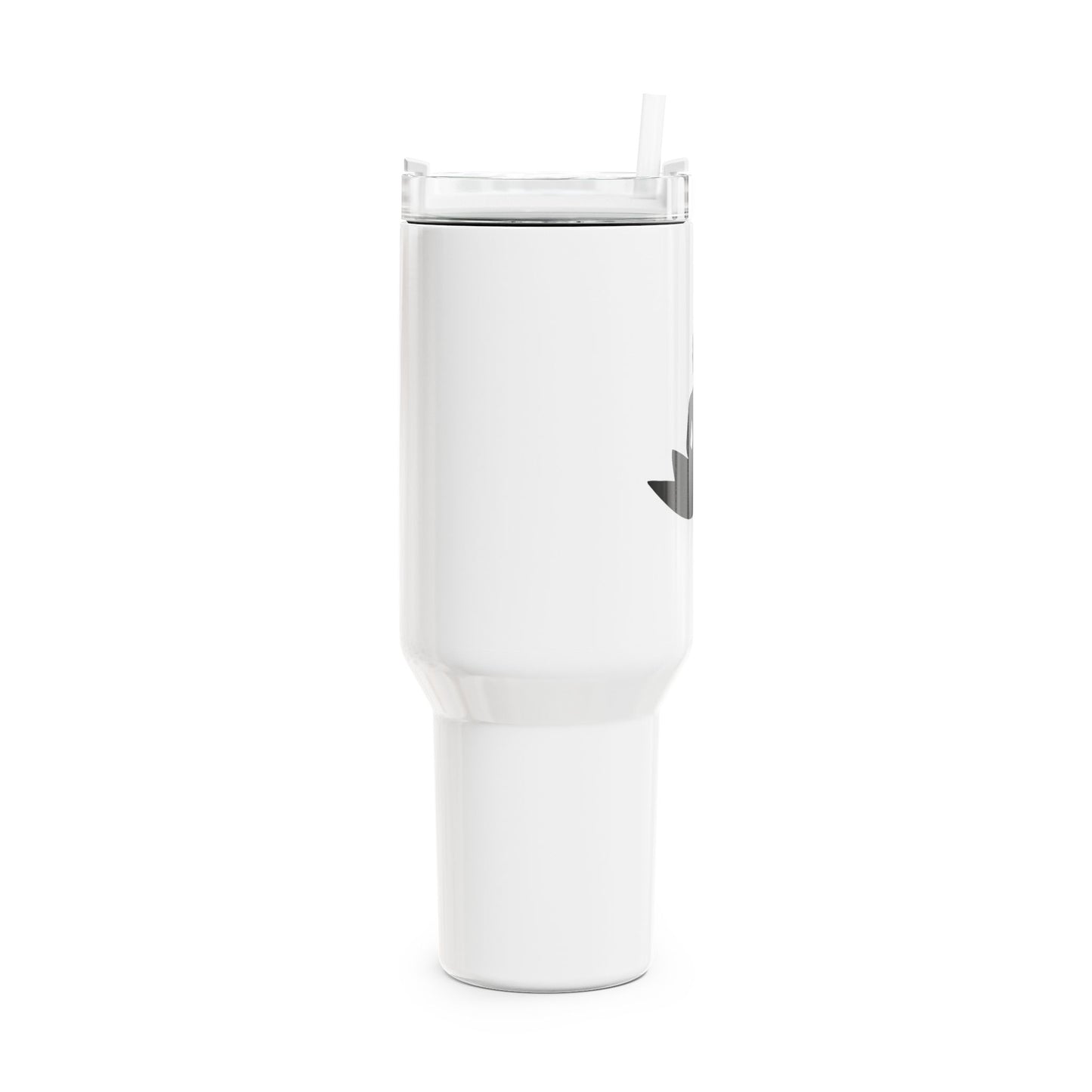 BUDDHA IN LOTUSBLÜTE • Spirituelles Motiv Tumbler mit Henkel & Strohhalm • XXL Reisebecher 1,2L - YOGA SANTA