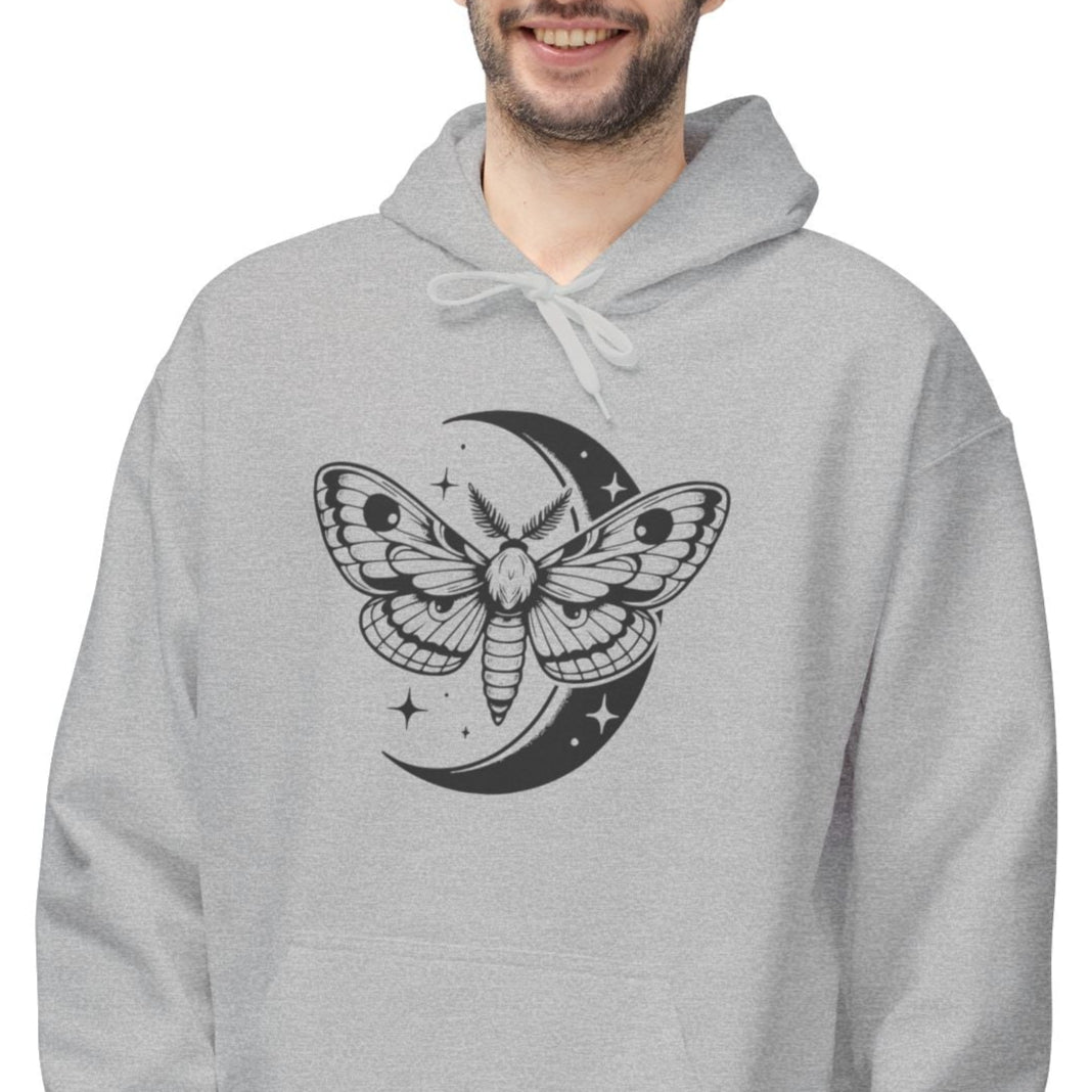 MOND MOTTE STERNE • Spirituelles Erwachen • Kuschelweicher Hoodie für Damen & Herren • Baumwolle 🌿