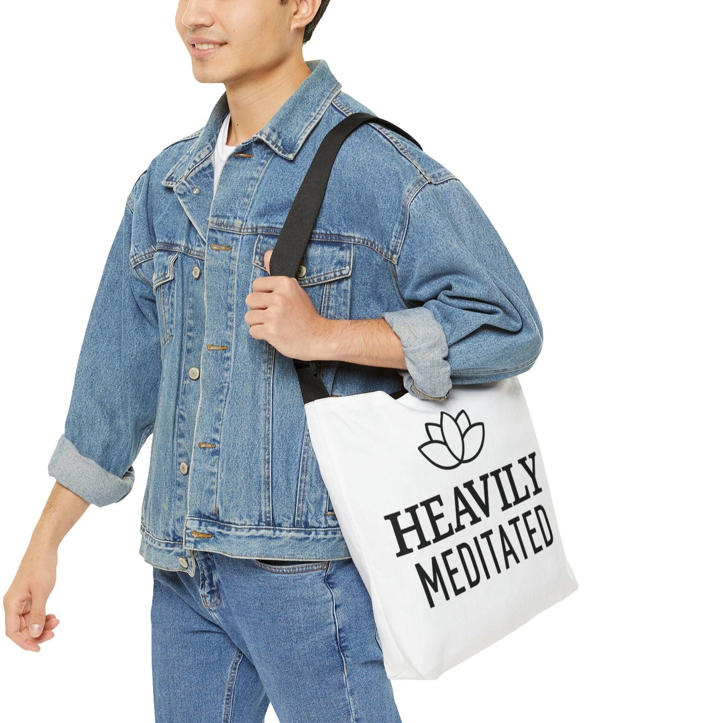 HEAVILY MEDITATED • Tasche mit verstellbarem Träger • Innentasche mit Reißverschluss