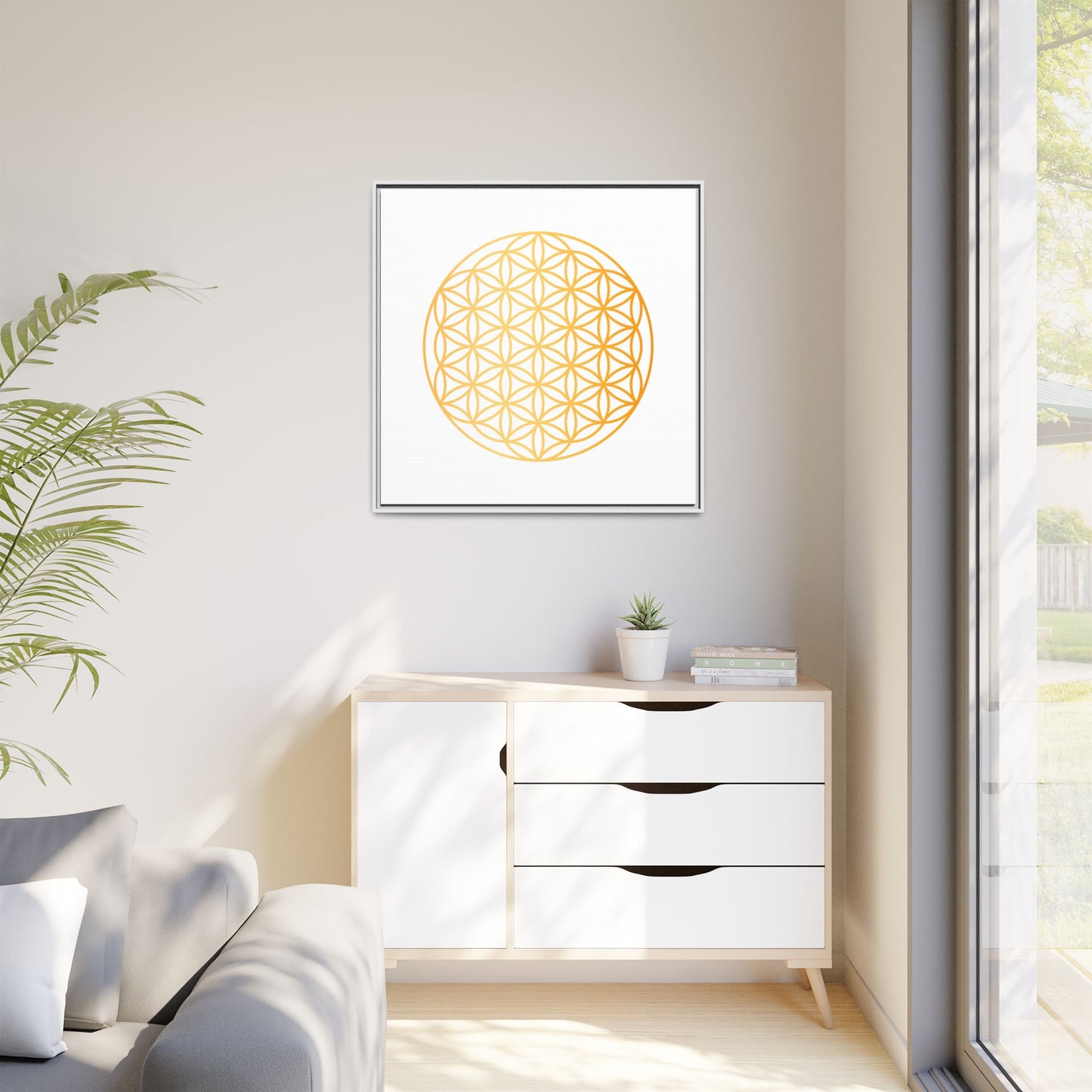 Matte Canvas, Framed (Multi-color)