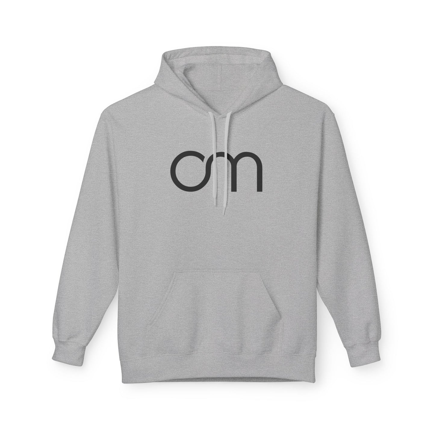 OM MANTRA OHM • Buddhismus, Hunduismus Spiritueller Sanskrit Spruch Hoodie in minimalistischem Design für Damen & Herren • Baumwolle 🌿