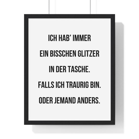 Vertical Framed Poster