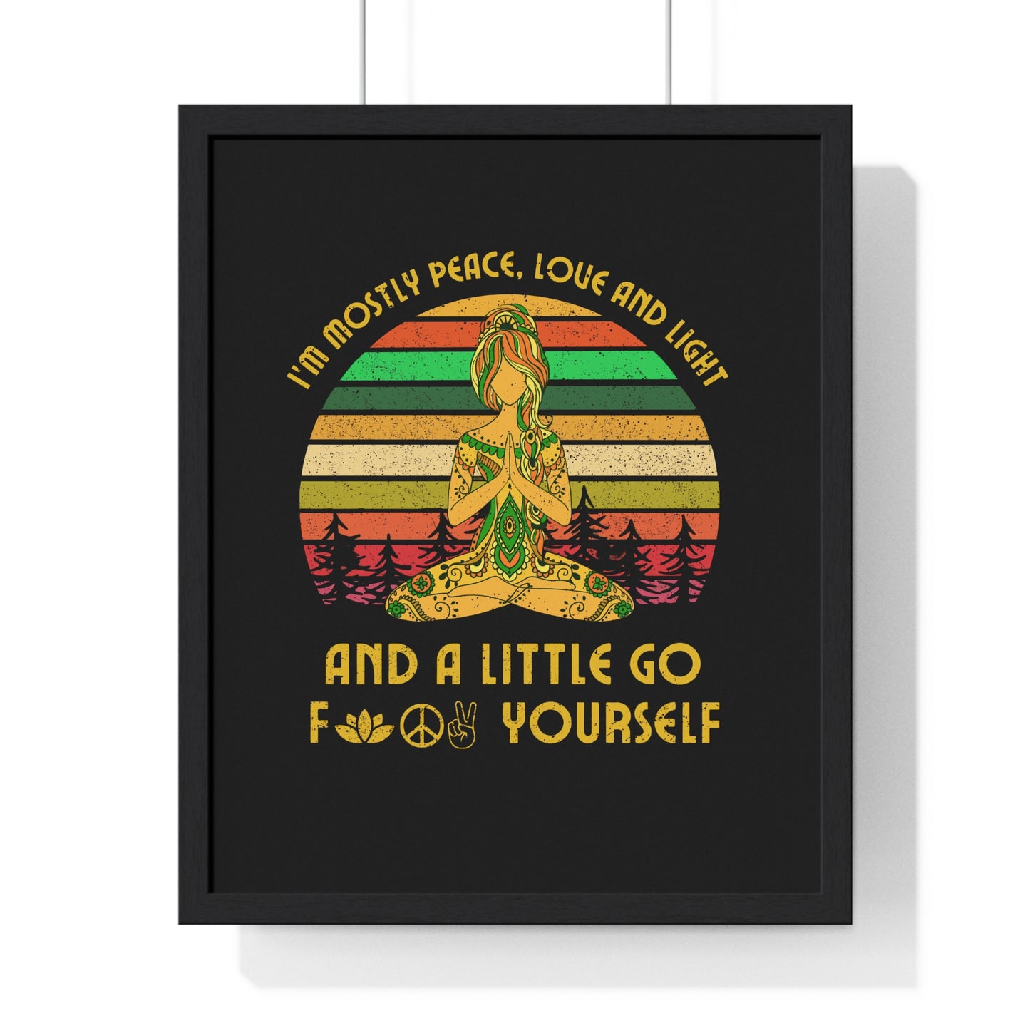 Vertical Framed Poster