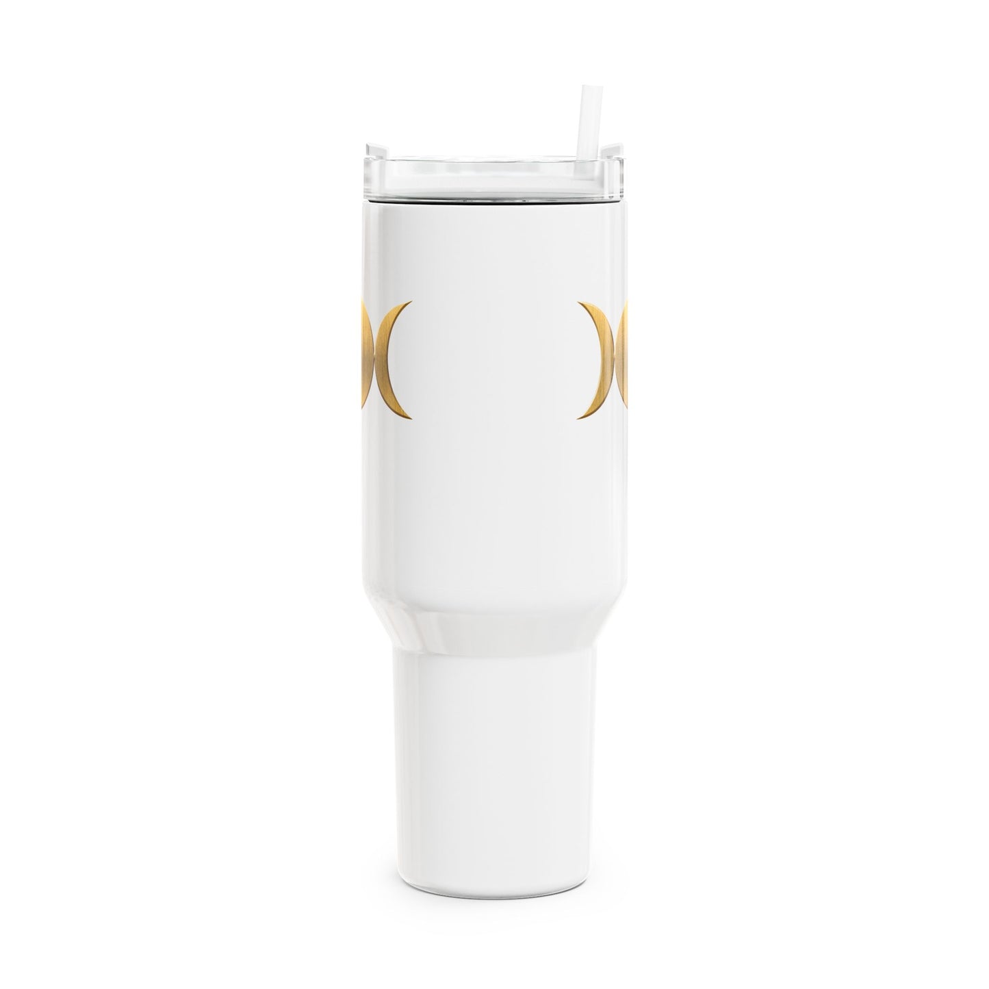 SONNE MOND - MONDPHASEN, MONDZYKLUS • Tumbler mit Henkel & Strohhalm • XXL Reisebecher 1,2L