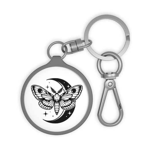 MOTTE MOND - SPIRITUELLES MOTIV • Edler Luxus Schlüsselanhänger mit Karabiner für Frauen & Männer