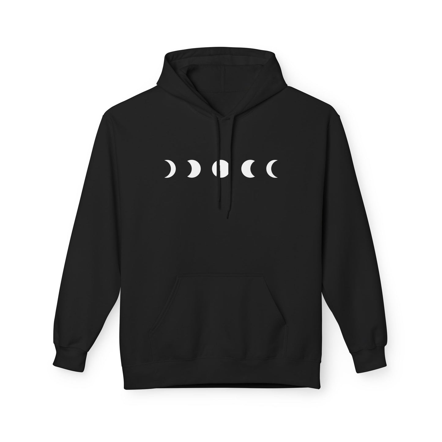 MONDPHASEN ZEICHNUNG • Kuschelweicher Hoodie für Damen & Herren • Baumwolle 🌿