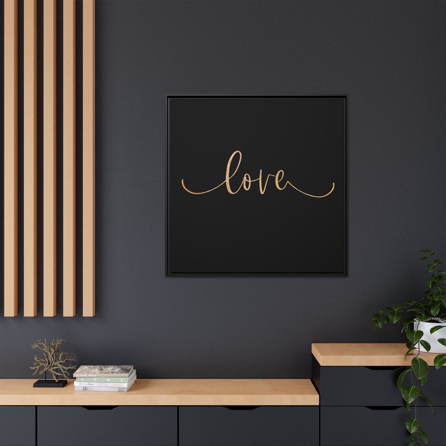 Matte Canvas, Framed (Multi-color)