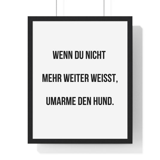 Vertical Framed Poster