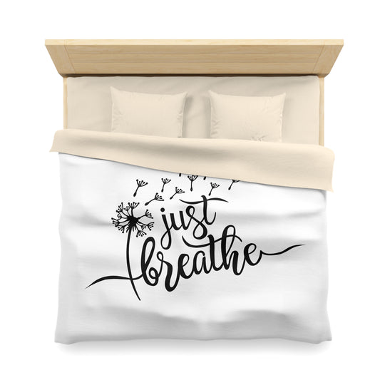 JUST BREATHE - PUSTEBLUME • Luxus Fleece Kuschelweich Bettwäsche 200x200 cm &  220x240 cm