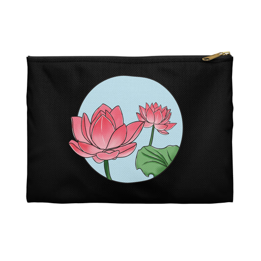 LOTUSBLUMEN • Handtaschen Organizer Flach mit Reißverschluss • Groß & Klein