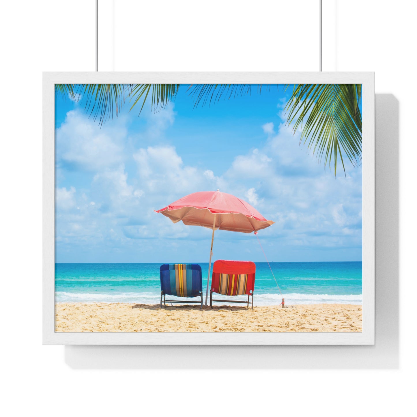 Horizontal Framed Poster • Urlaubsmotiv