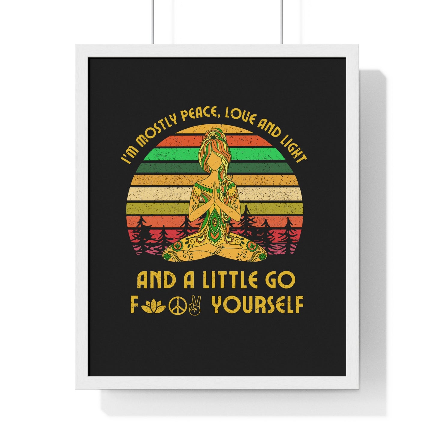 Vertical Framed Poster