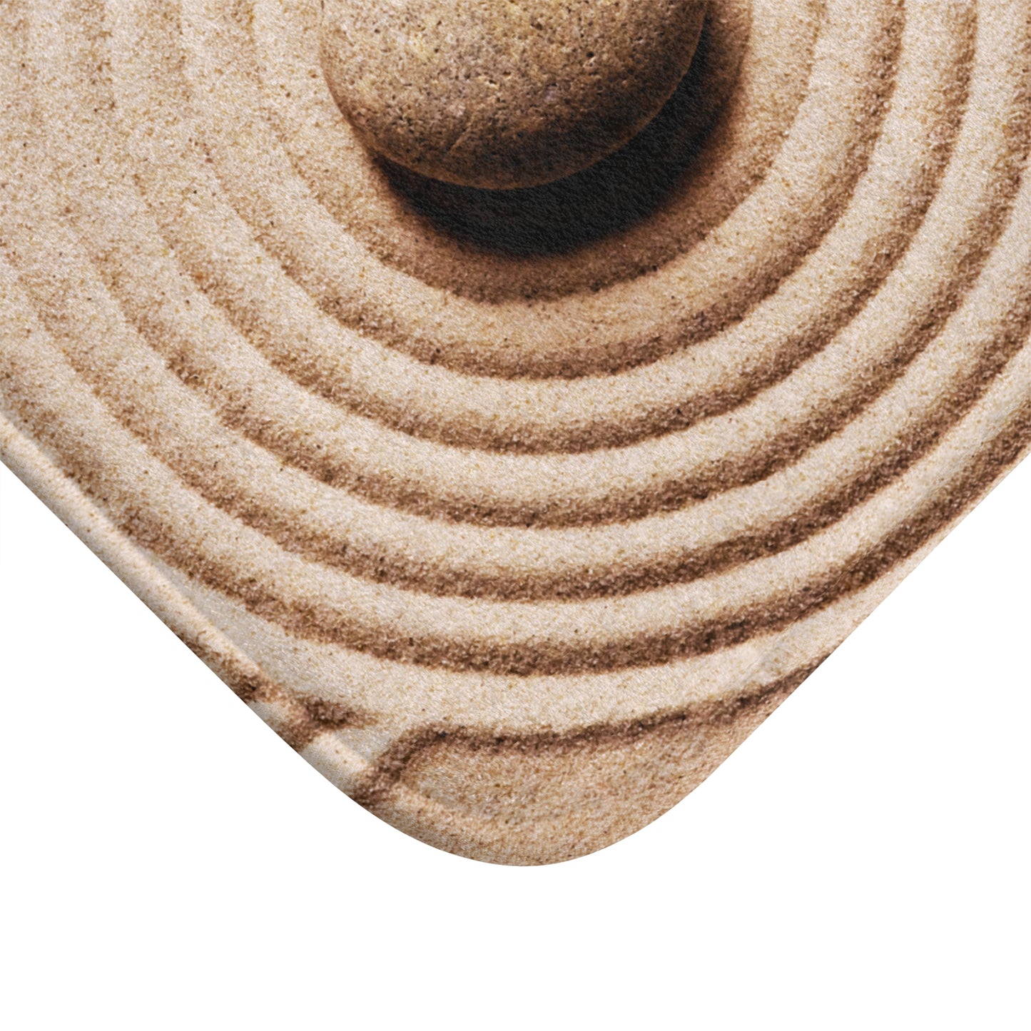 ZEN GARTEN MEDTITATIONSTEPPICH • BEIGER Badvorleger / Fussmatte / Badteppich EXTRA Weich • 43 x 61 cm & 53 x 86 cm