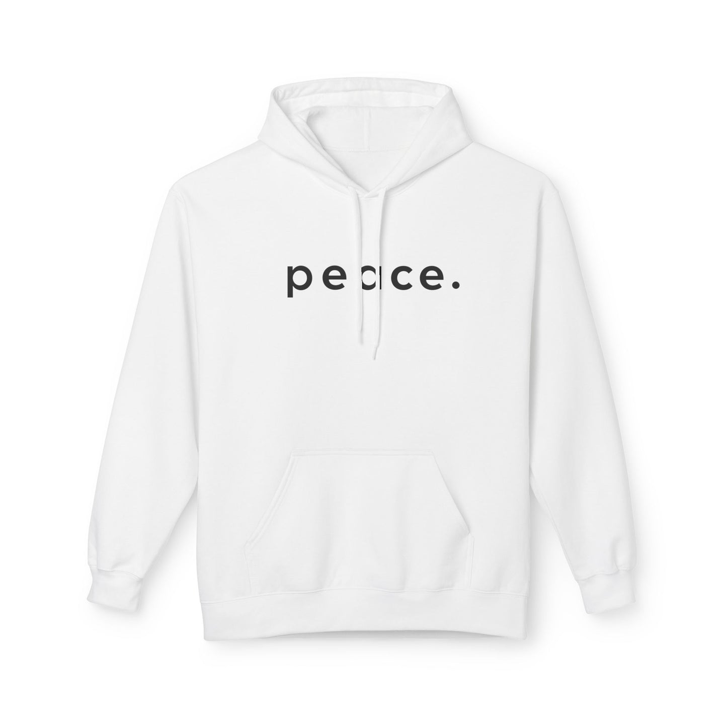 PEACE SCHRIFTZUG FRIEDENSBOTSCHAFT • BOHO Yoga Fitness Outfit • Kuschelweicher Hoodie für Damen & Herren • Baumwolle 🌿