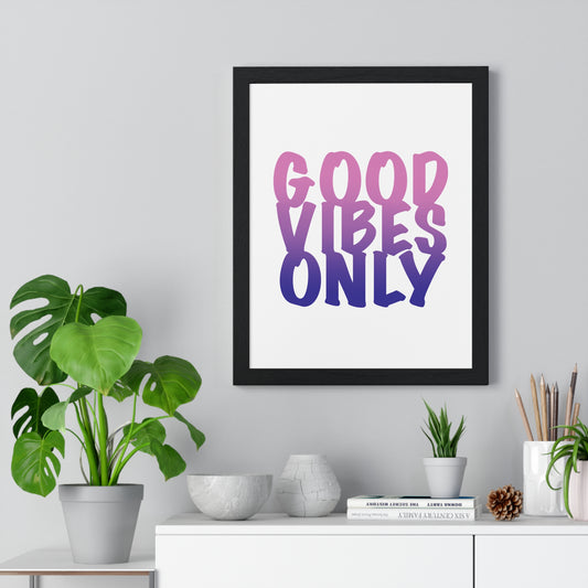 Vertical Framed Poster