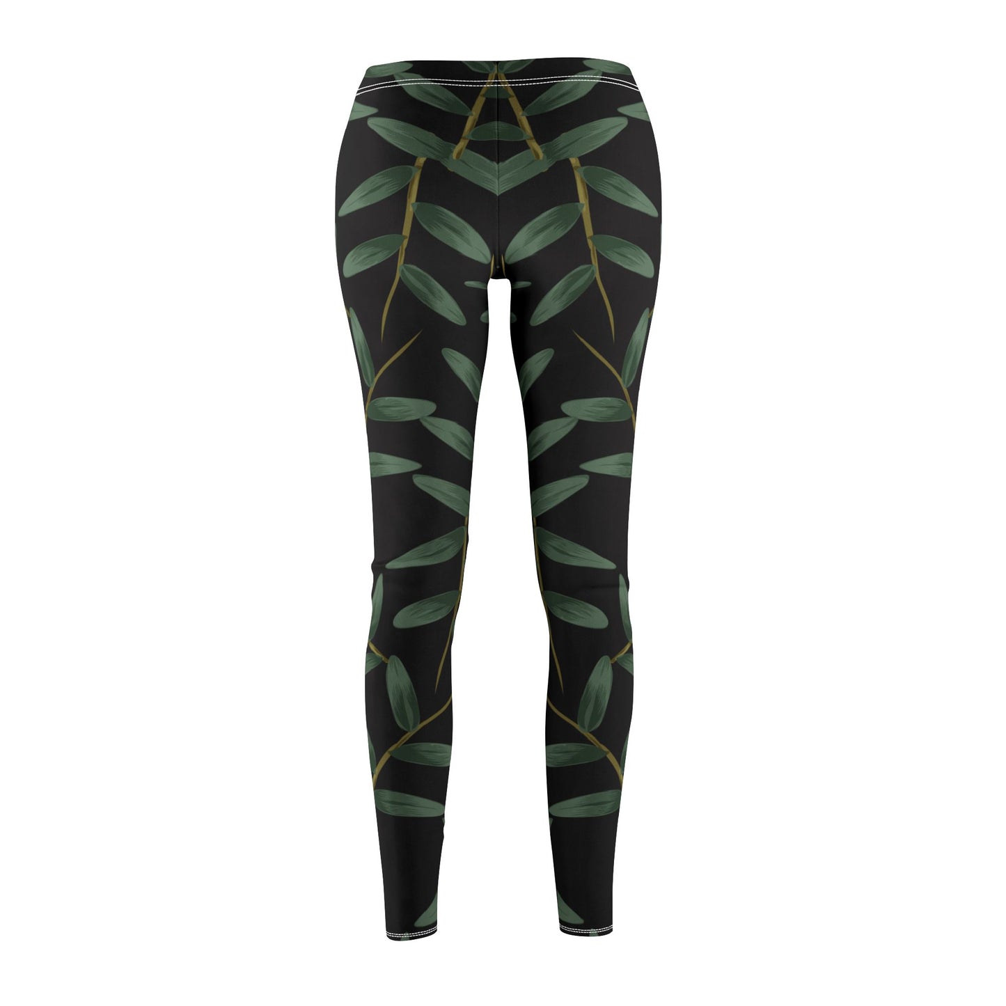 PFLANZENMOTIV DSCHUNGEL BLÄTTER Naturliebhaberin Gärtnerin • Damen-Leggings mit Print Aufdruck • Beste Leggings für Sport & Alltag