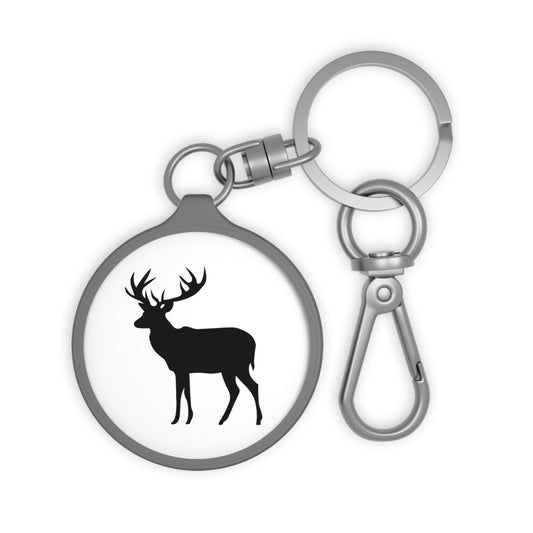 HIRSCH GEWEIH ANHÄNGER • Edler Luxus Schlüsselanhänger mit Karabiner für Frauen & Männer