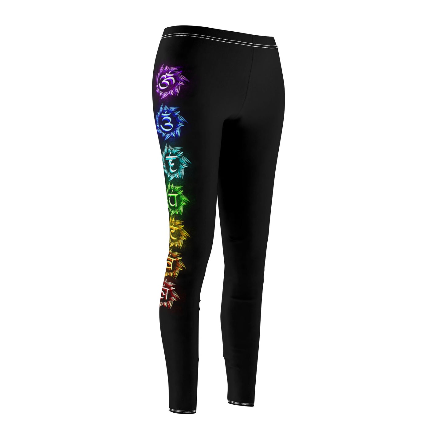 7 CHAKREN CHAKRA in BLUMEN FLORAL • Spirituelle Leggings für Sport & Alltag
