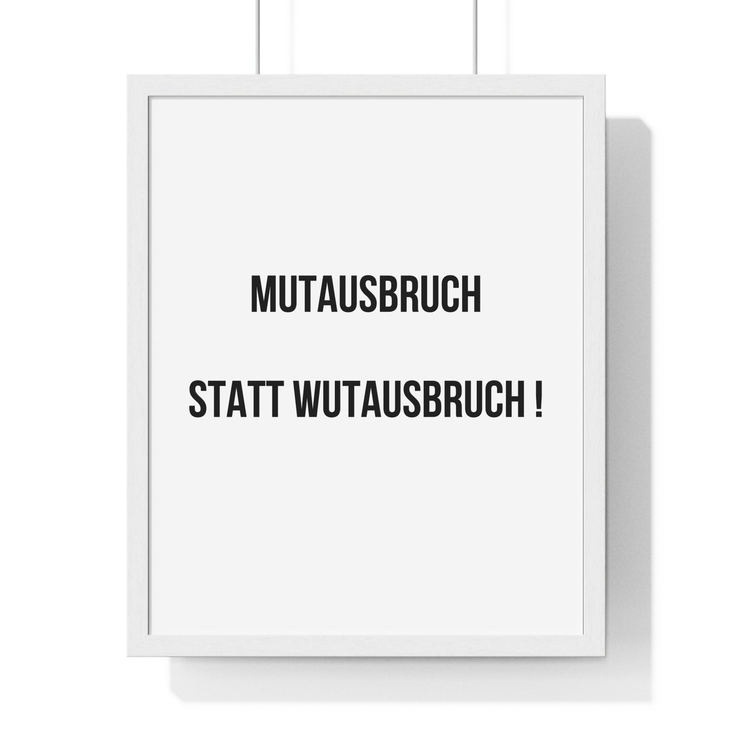 Vertical Framed Poster